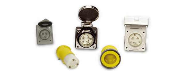 Marine connectors wiring devices waterproof Nema