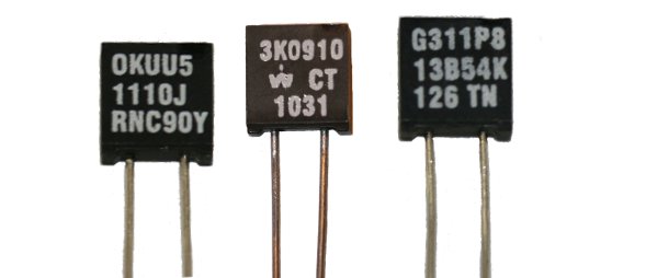 Hight precision resistors